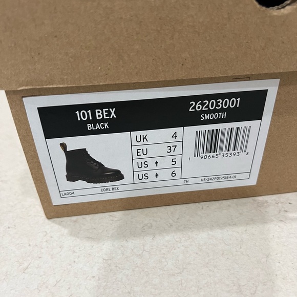 BRAND NEW Dr. Martens 101 Bex smooth boots Black Size 6 - Picture 7 of 12